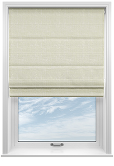 Samos, Silicon White - Roman Blind